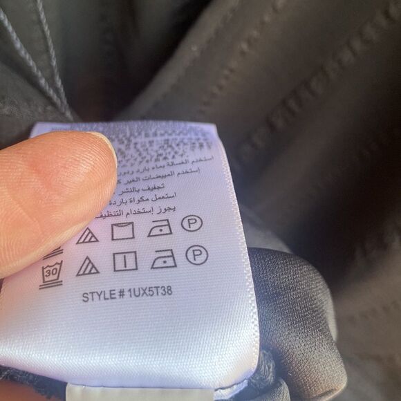 NWT - BCBGeneration Long Ballon Sleeve Wrap Style Sheer Crop Blouse Size: M - Picture 14 of 15